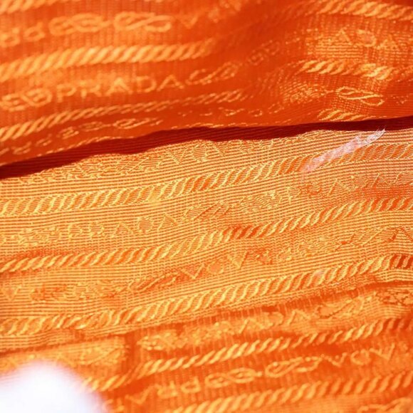 PRADA Shoulder Bag Nylon Orange Auth - Picture 14 of 16